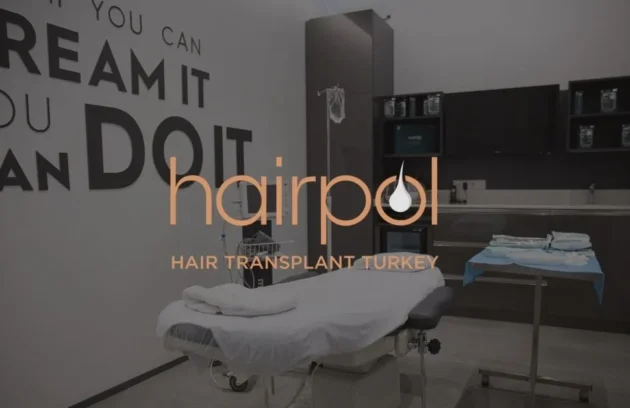 Hairpol logo on banner